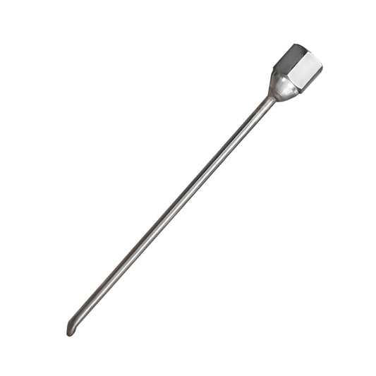 30-degree aluminum nozzle for dry ice blaster for precise angled cleaning