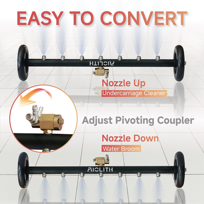 20inch Dual Handle Surface Cleaner for Easy Power Washing