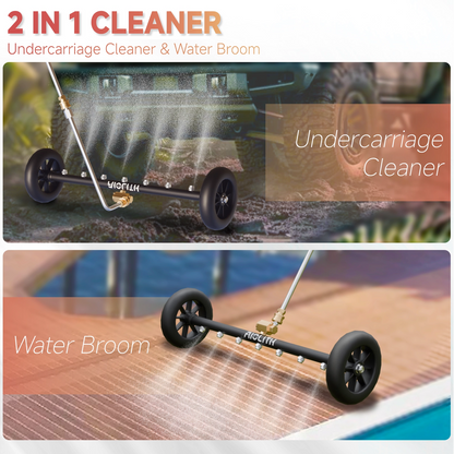 20inch Dual Handle Surface Cleaner for Easy Power Washing