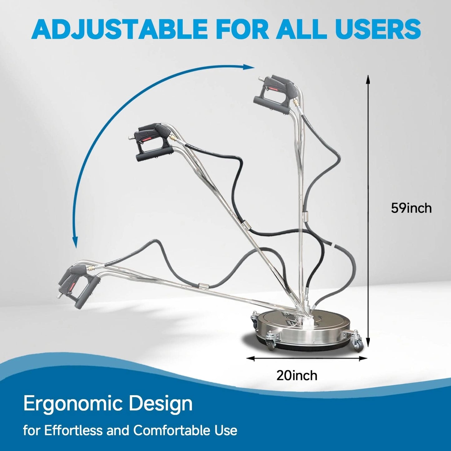Clean Big Areas Fast with a 20inch Surface Cleaner