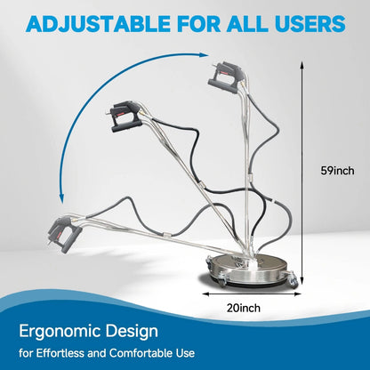 Clean Big Areas Fast with a 20inch Surface Cleaner