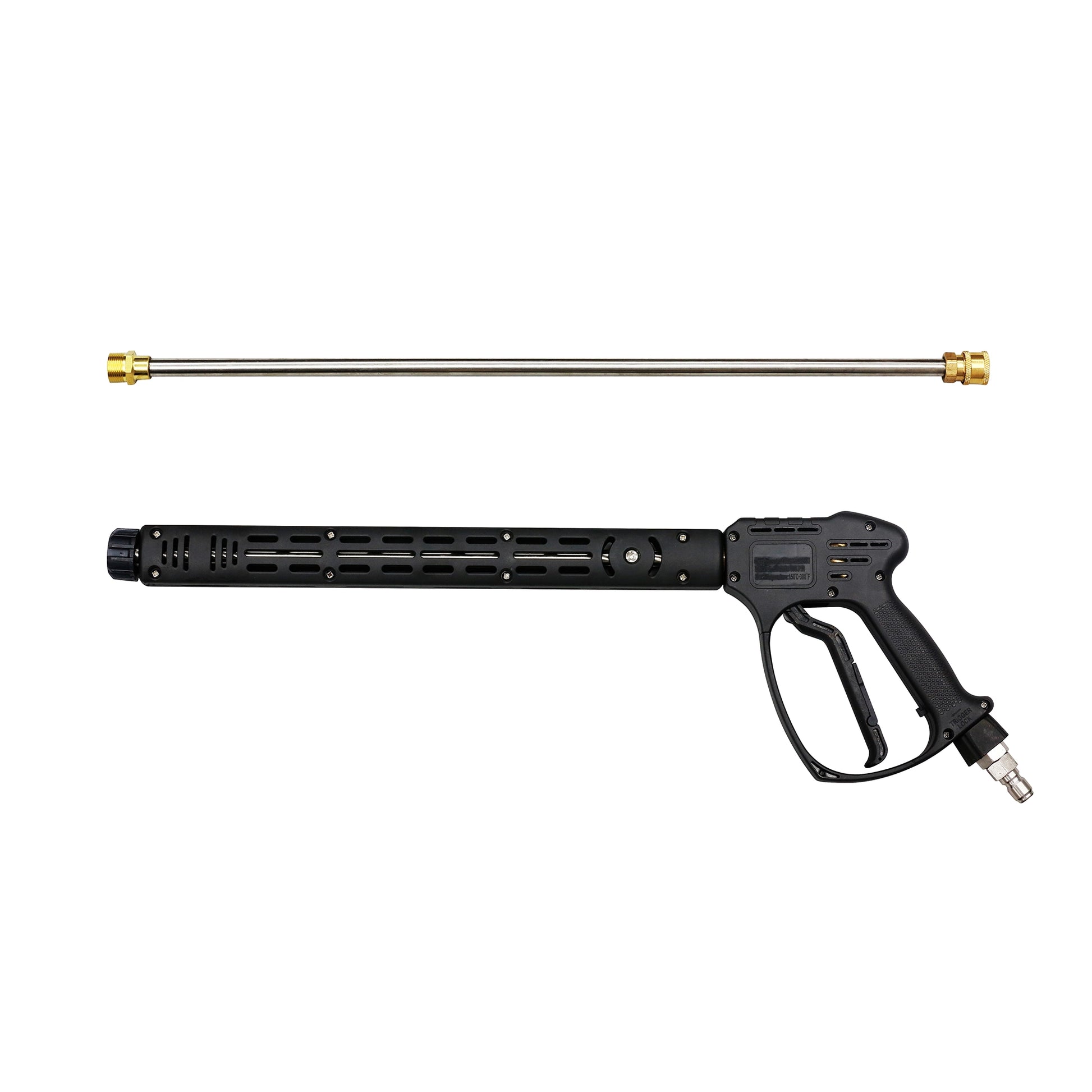 High-pressure 250 bar washer gun accessory for efficient water spray