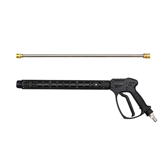High-pressure 250 bar washer gun accessory for efficient water spray